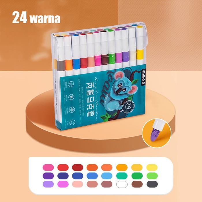 

Pen Marker Cat Graffiti DIY Kerajinan Acrylic Paint Marker Set - A-24 Warna