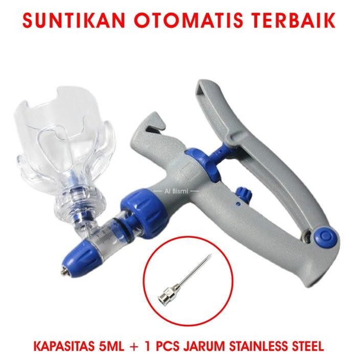 Suntikan Otomatis Kapasitas 5ml Suntikan Ternak Alat Suntik hewan