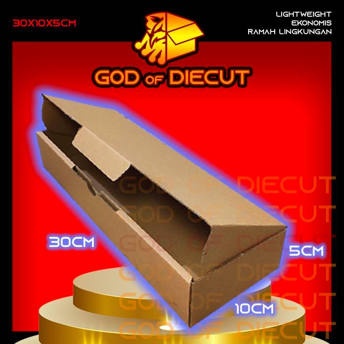 

KARDUS DIECUT 30x10x5 CM - Karton Kotak Packaging Packing Box Pizza