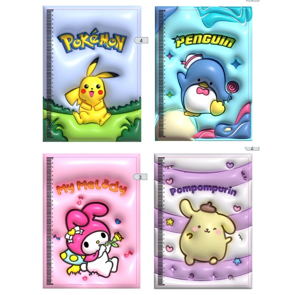 

[SATUAN] Papan Jalan MOTIF 3D - FANCY - Ukuran FOLIO