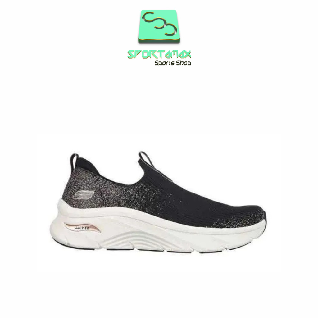 SEPATU ORIGINAL DISCOUNT MURAH SKECHERS ARCH FIT D'LUX [149688/BKMT]