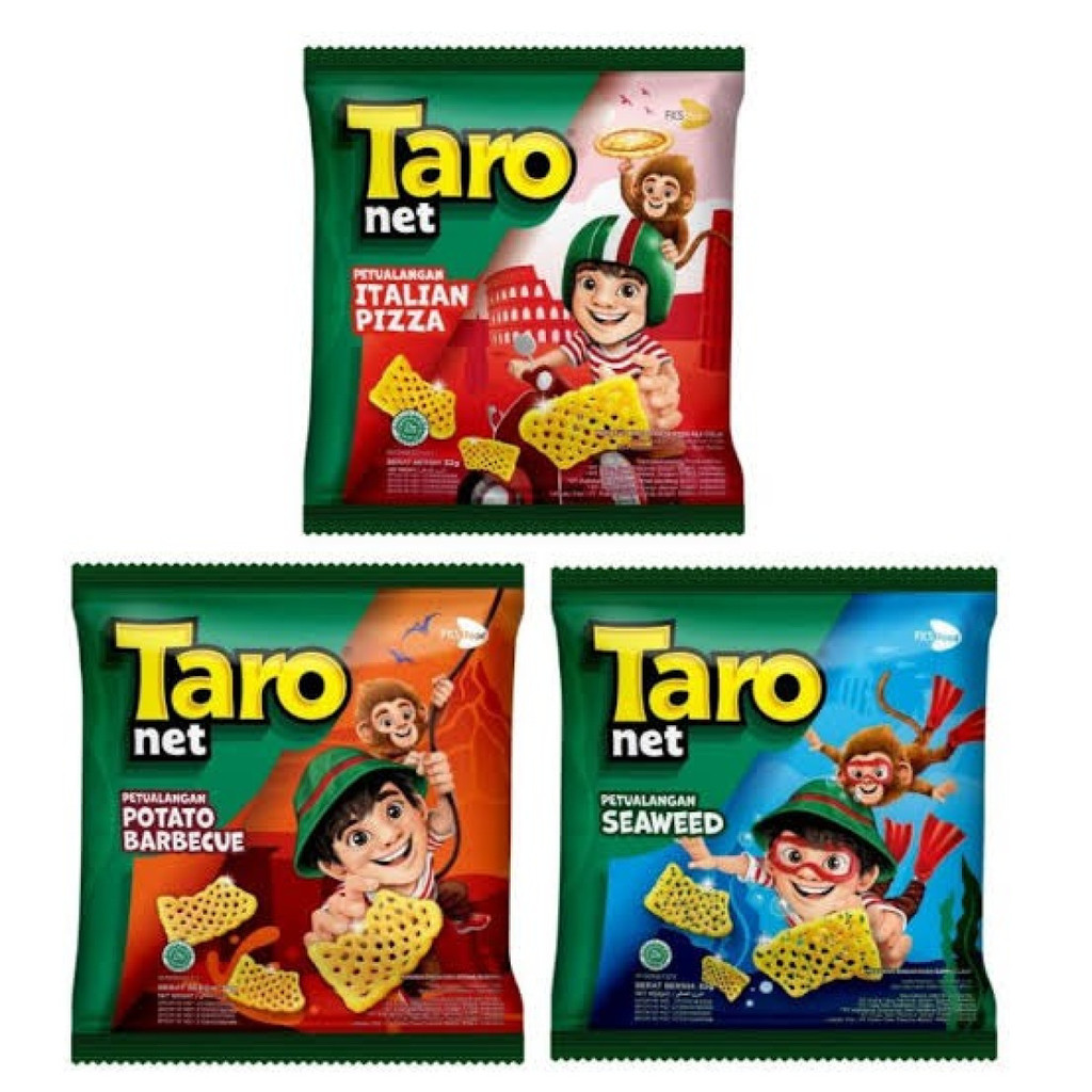 

taro net snack makanan ringan 30gr