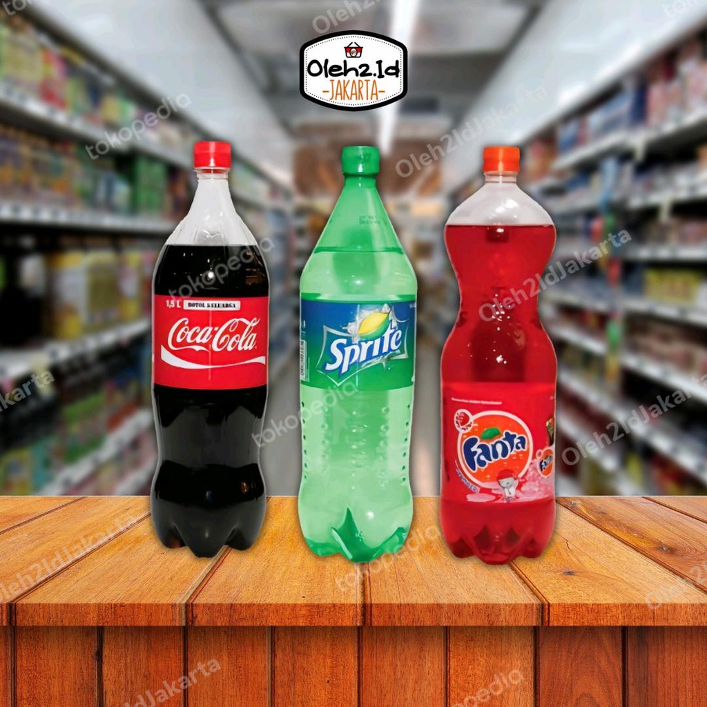 Coca Cola Fanta Sprite 1,5 Liter