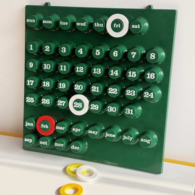 

Vintage Design Calendar Desktop Decoration Creative Wall Home Decoration Art Ornaments Funny Gifts Living Room Bedroom Figurines