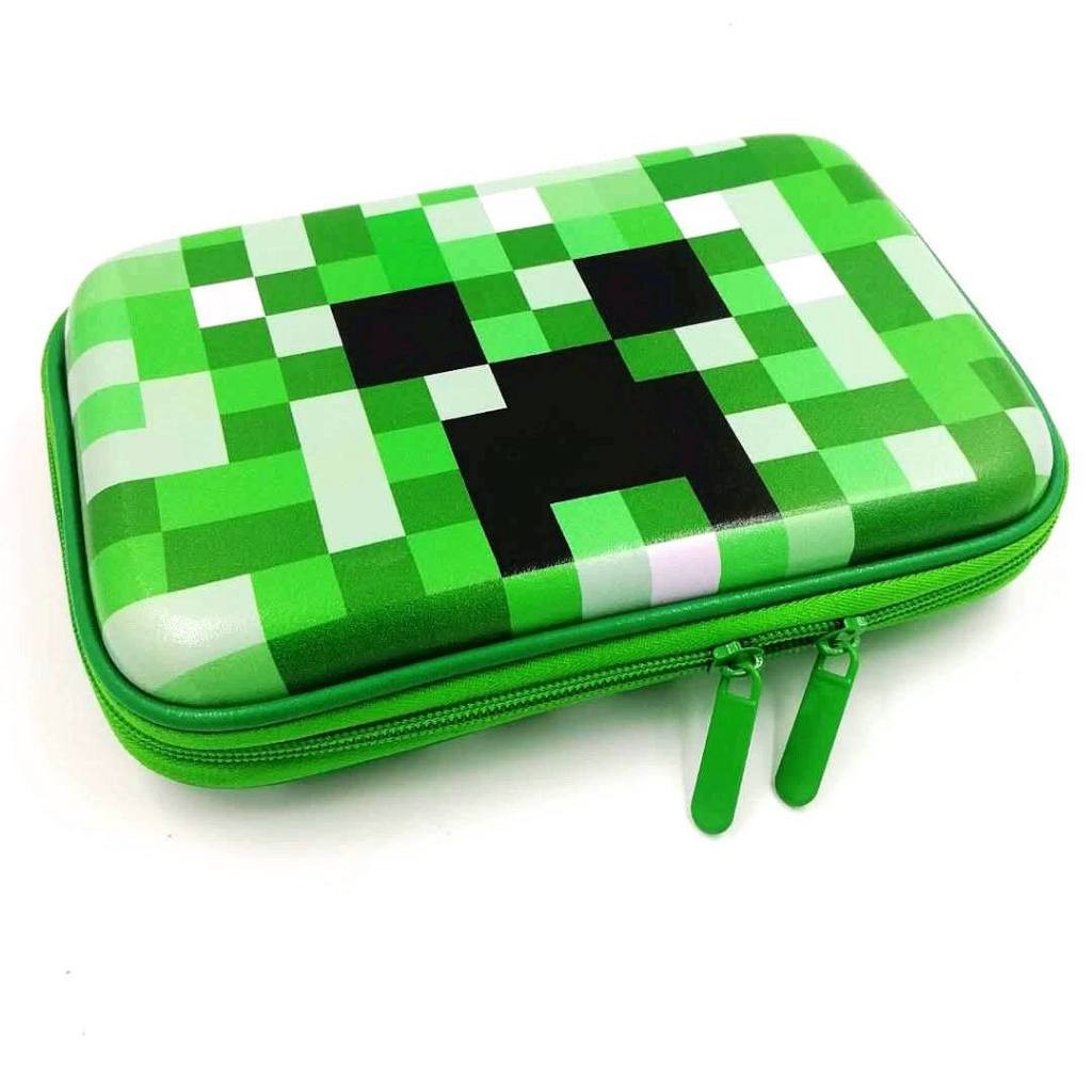 

VEROSAE_SHOP BLINGBERRY Kotak Pensil Minecraft Non Timbul Tempat Pensil Dosgrip Anak Motif Kekinian Minecraft Non Timbul Kado Keren Anak Cowo Berkualitas