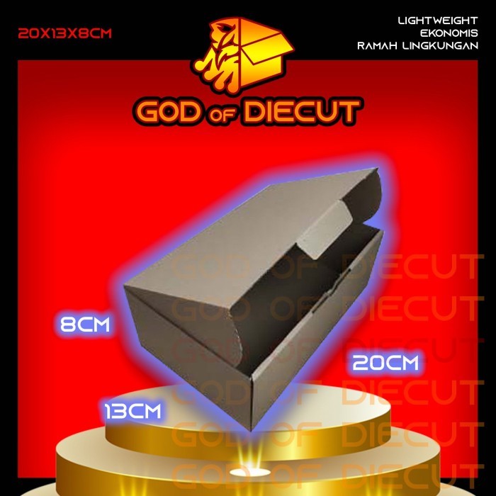 

KARDUS DIECUT 20x13x8 CM - Karton Kotak Packaging Packing Box Pizza