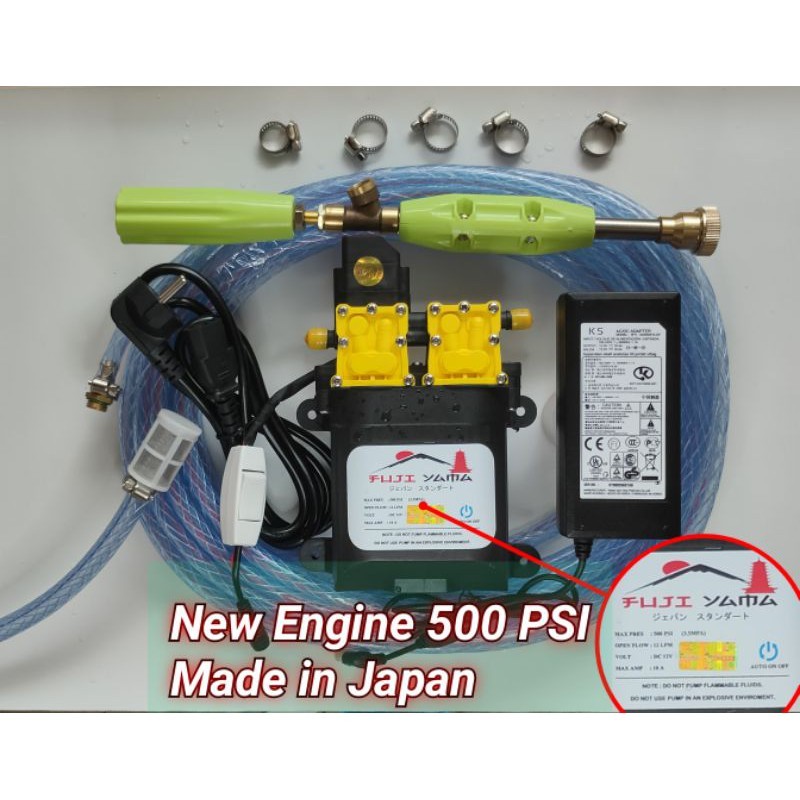 Mesin Besar 500PSI Adaptor 16A & Kualitas Dijamin steam Alat Cuci Motor Water Jet Cleaner AC DC