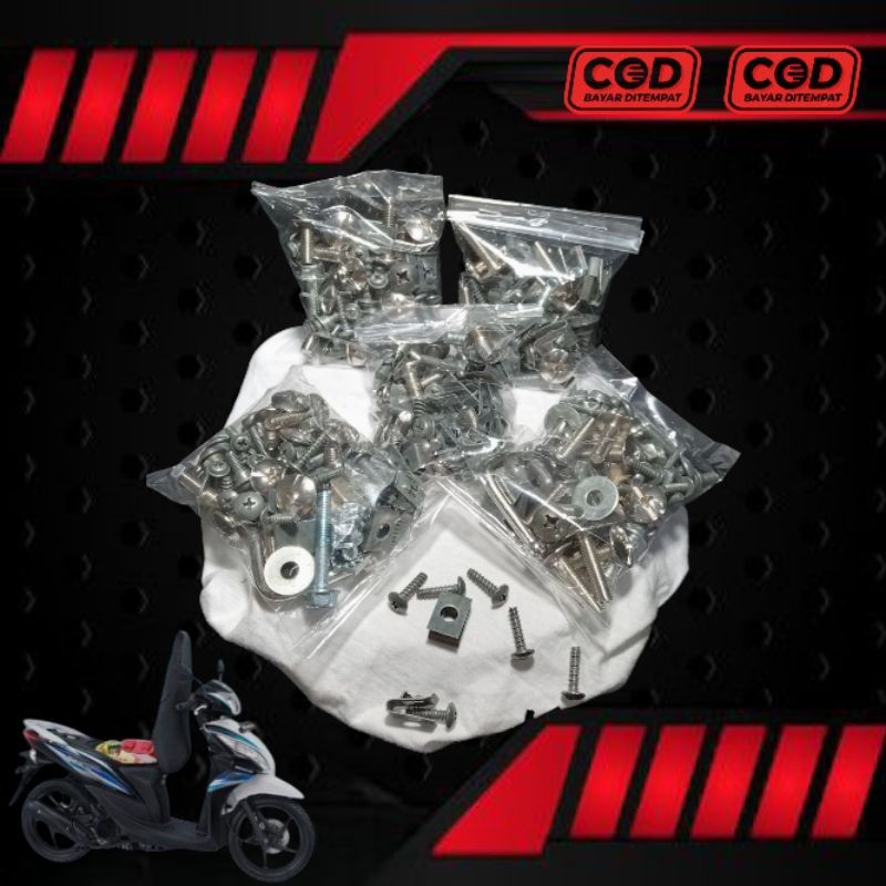 COD Baut Full Body Spacy fi / Baut fullset body halus body kasar Honda Spacy fi