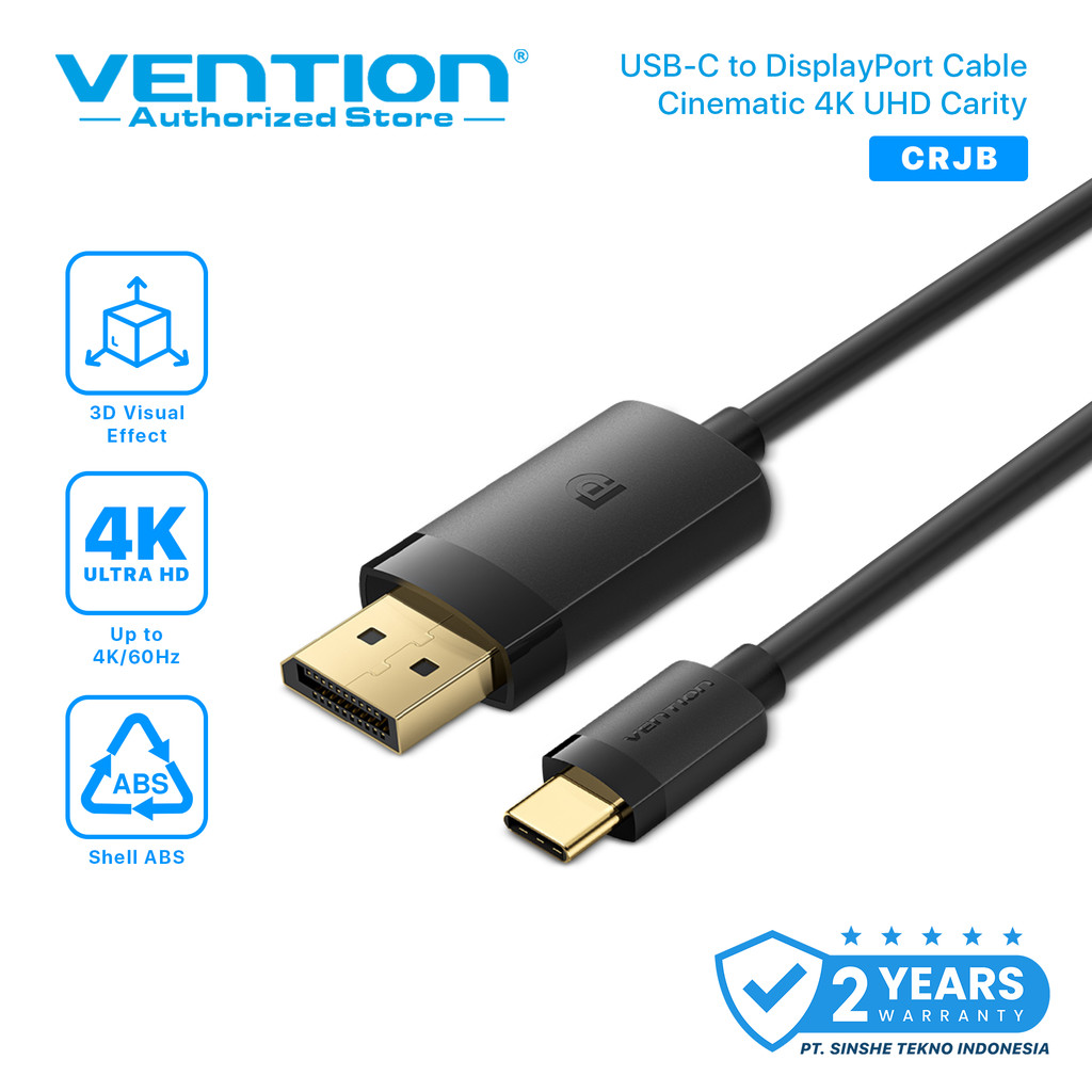 Vention USB Type C to Display Port DP  HDCP 2.2 4K