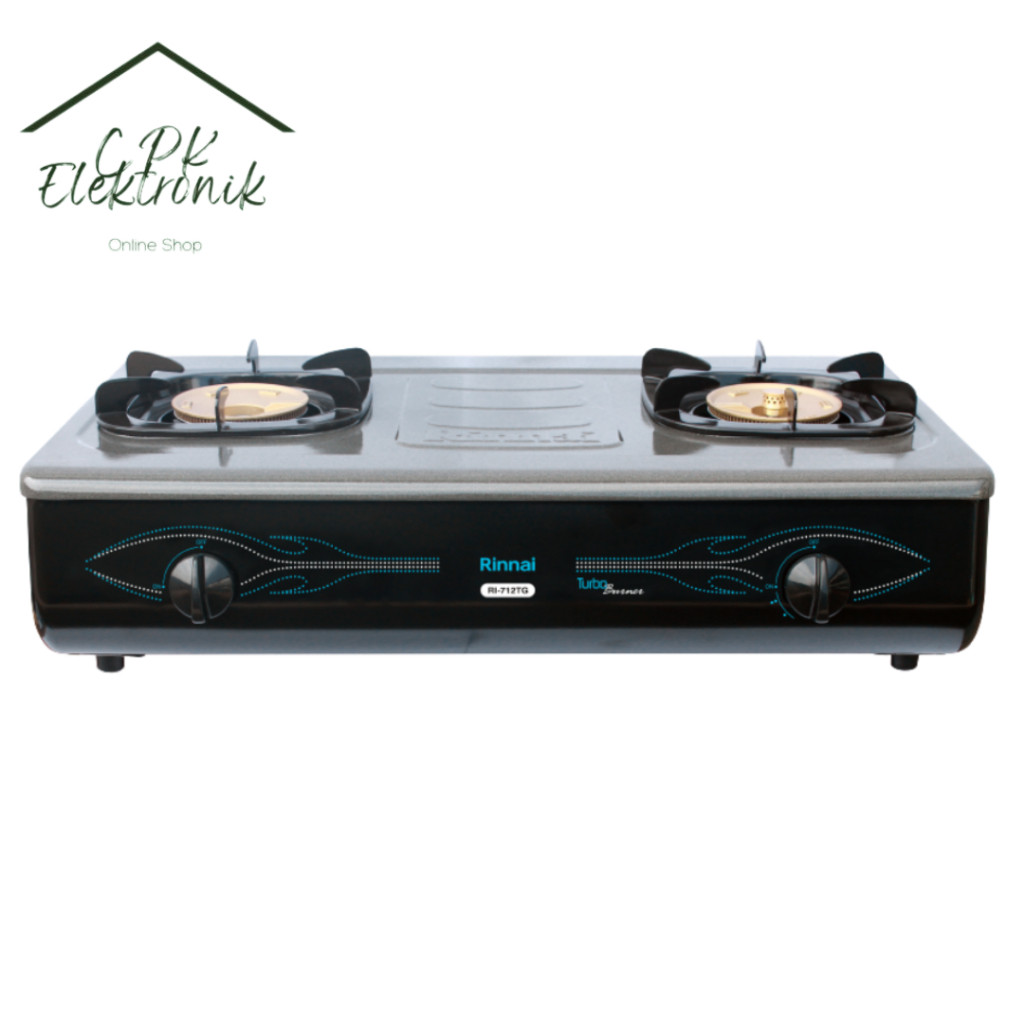 Kompor Rinnai 2 Tungku RI 712 TG Api Turbo