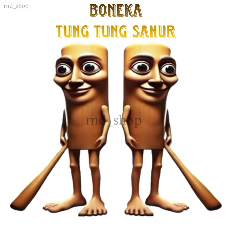 Boneka Tung-Tung Sahur / Tung Tung Sahur / Game Tung-Tung Sahur