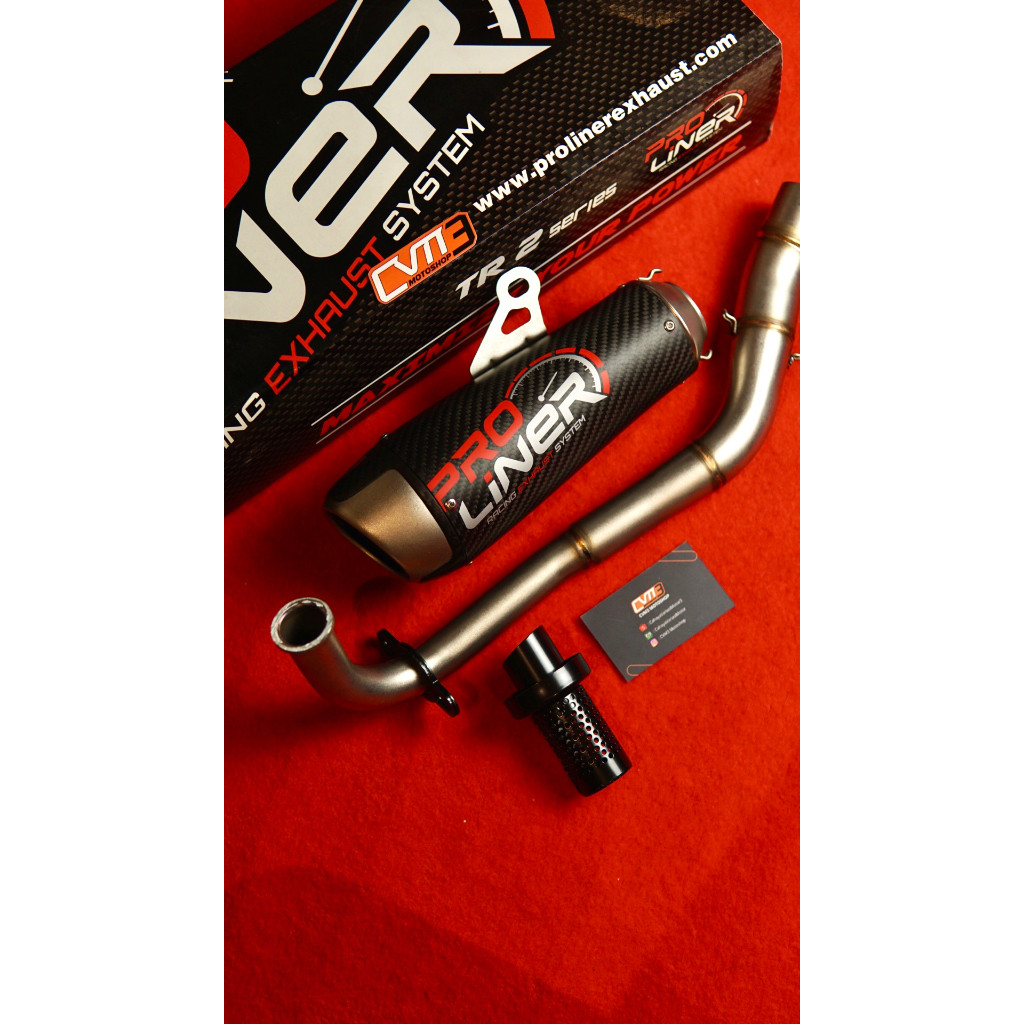 TERMURAH PROLINER TR2 SHORT CARBON KEVLAR NMAX OLD 2015 2019