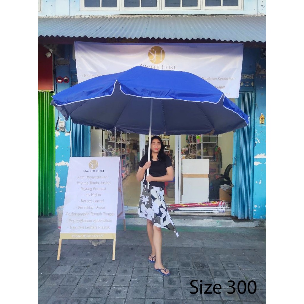 Payung Tenda Jualan / Payung Pantai Jumbo Ukuran 180 Sampai 300 cm