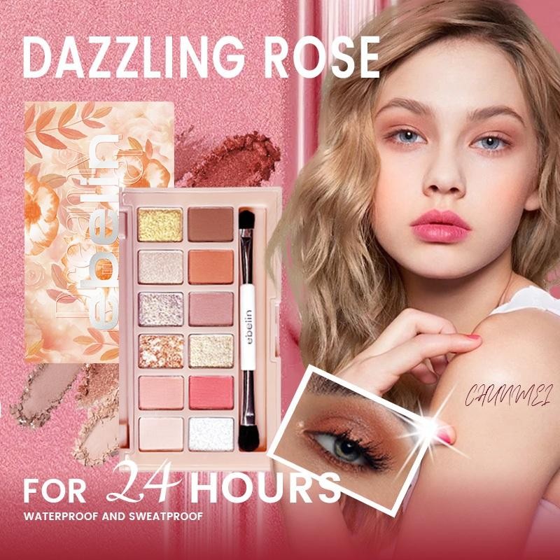 Palette Eyeshadow Gliter ebelin Tahan Lama