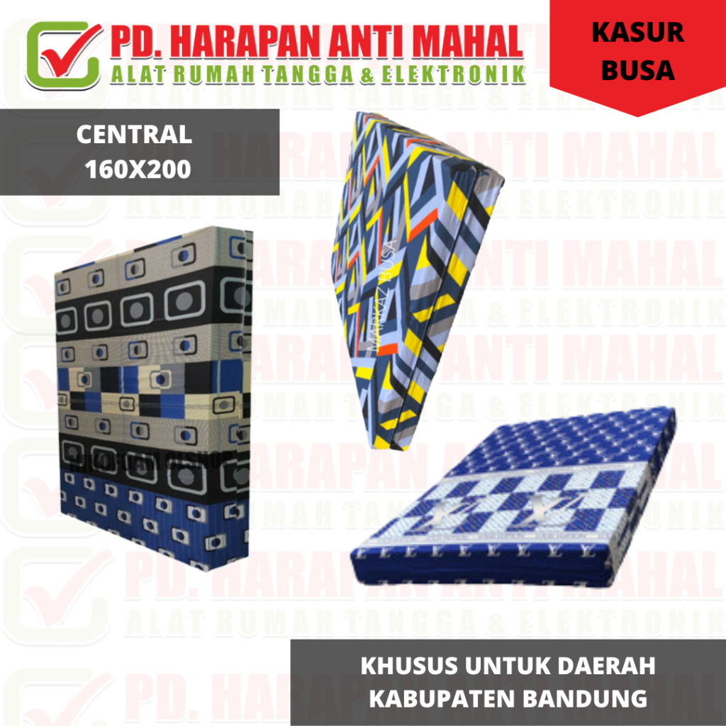 CENTRAL 160X200(KASUR BUSA)/ KASUR BUSA CENTARL UKURAN 160X200/ KASUR BUSA CENTRAL NO 1/ KASUR BUSA 