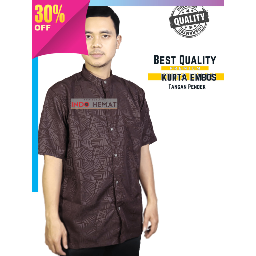 BAJU KOKO ANAK REMAJA LAKI LAKI / Kurta Embos Koko Premium Embos Motif Sultan Tangan Pendek, Koko Pr