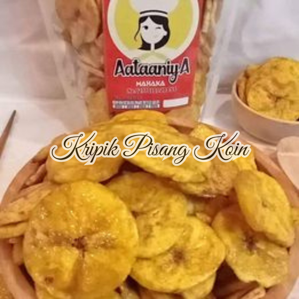 

PROMO kripik pisang original keripik pisang koin keripik pisang manis Termurah