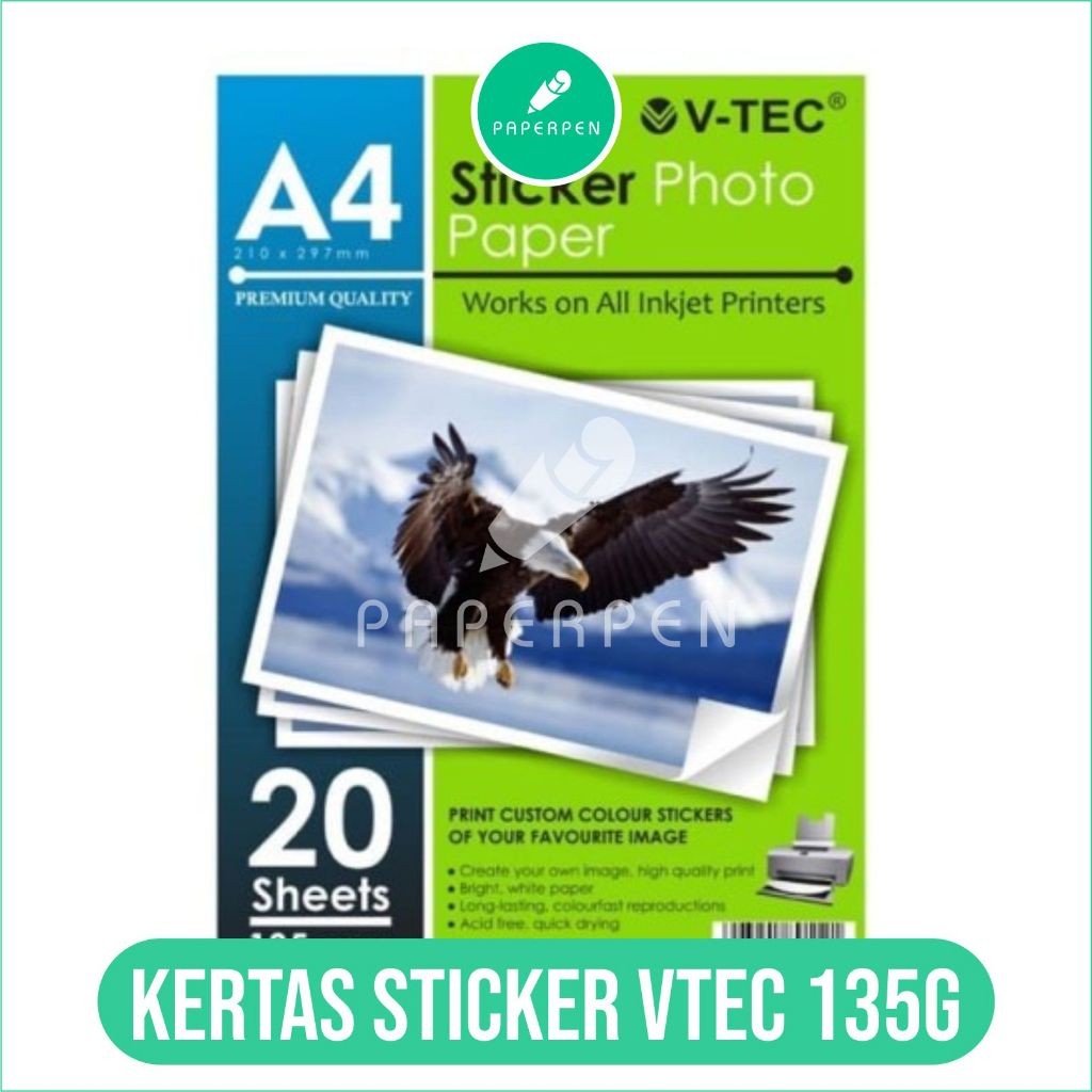 

(PRO_ATK) KERTAS STICKER VTEC 135G