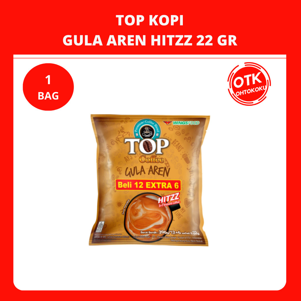 

TOP KOPI GULA AREN HITZZ 22GR - 1 BAG 15 SACHET