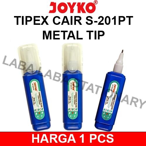 

TIP EX CAIR JOYKO CF S201 PT TIPEX CORRECTION FLUID TAPE UJUNG KEPALA BESI CF- S 201