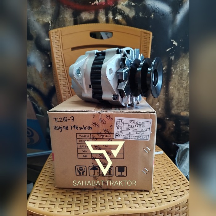 Alternator dinamo ampere Hyundai R210-7 37300-93000 KST berkualitas