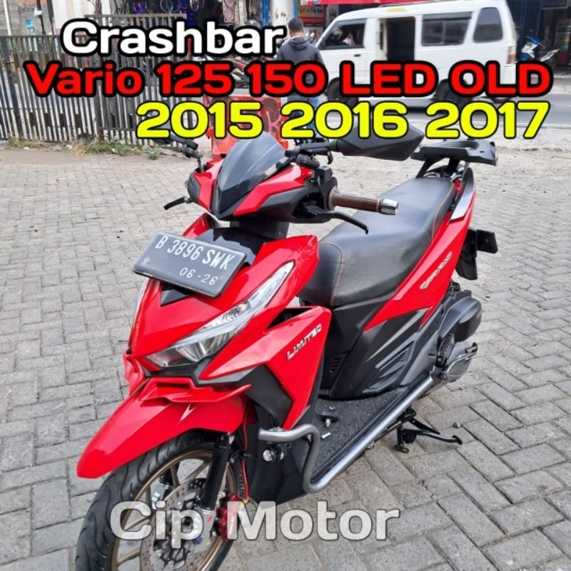 Crashbar VARIO 125 150 Tubular Dudukan Lampu Vario 125 150 Pelindung Body Vario 125 150