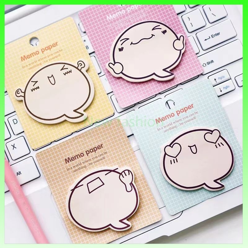 

Ekspresi lucu dan catatan tempel lucu/catatan tempel kartun (30 lembar)