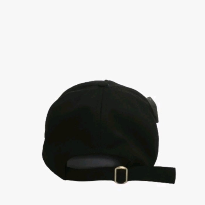 Topi Baseball Polos Hitam Pria Wanita - Kuning