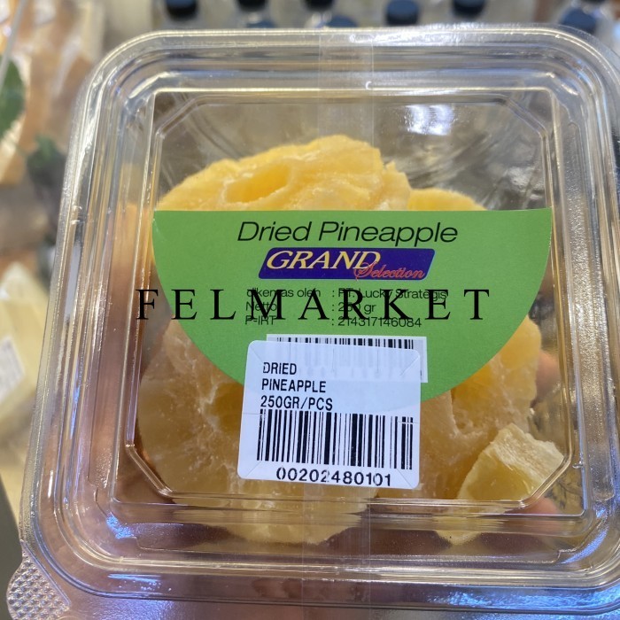 

Dried Pineapple China / Buah Nanas Kering / Dried Nanas Import / 250 grm