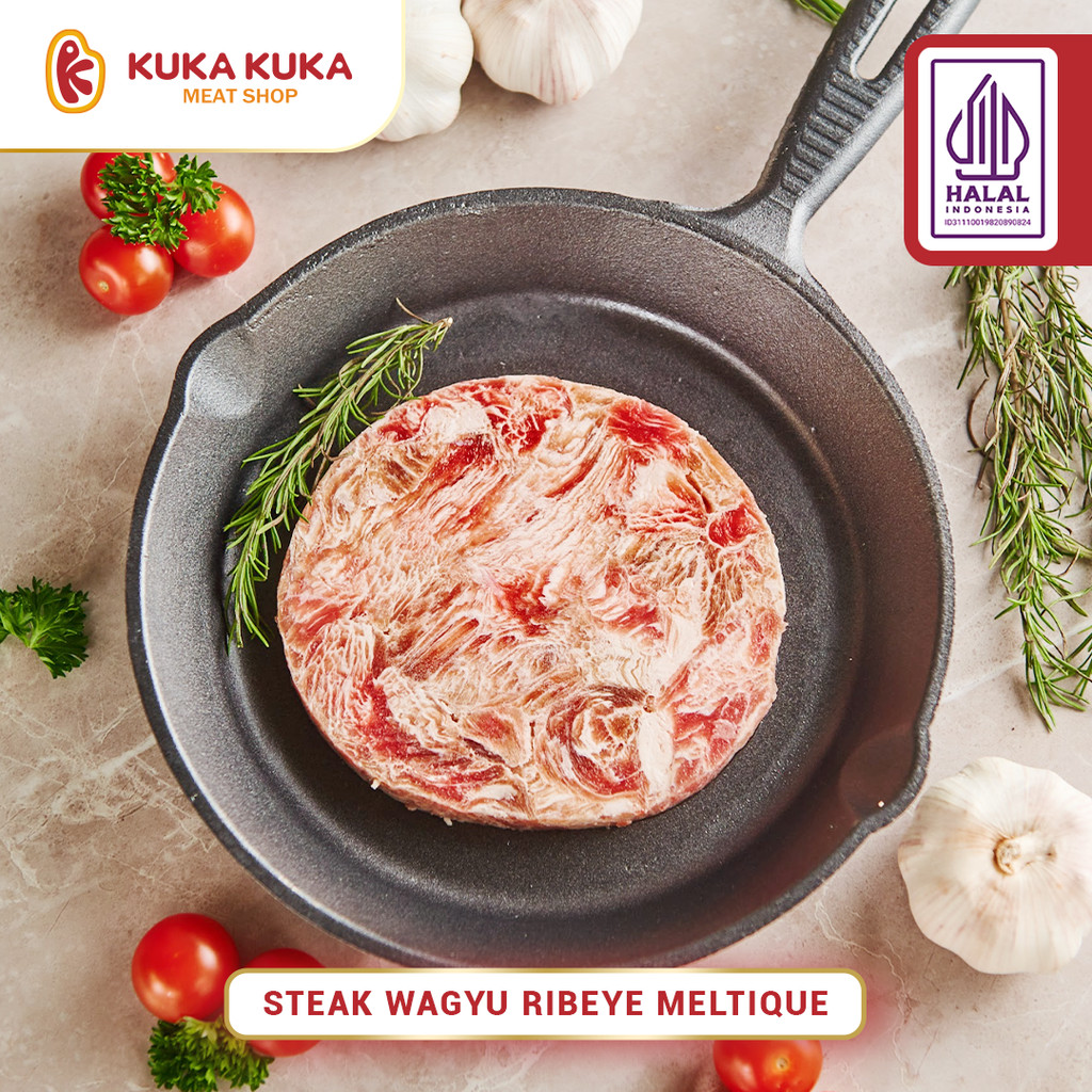 

Daging Sapi Beef Steak Wagyu Ribeye 600gr - 3 pcs
