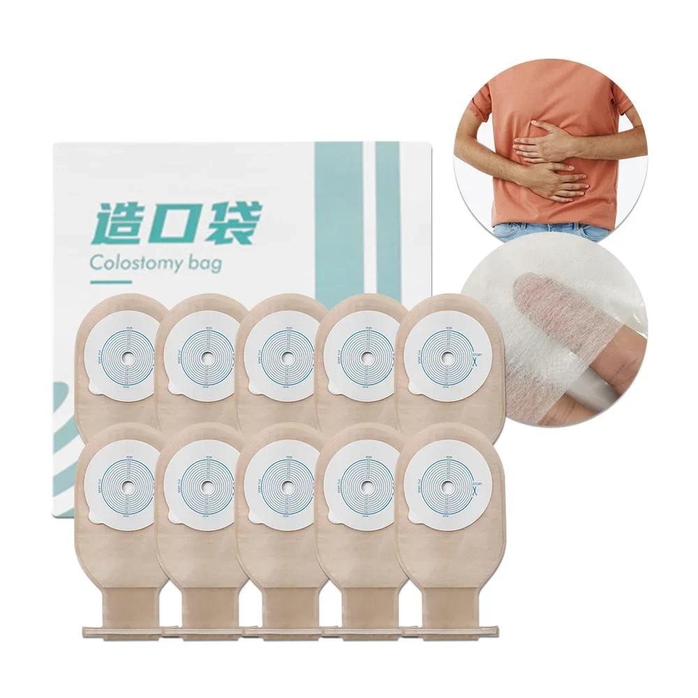 PREORDER 10-50Pcs Colostomy Bags Stoma Pouch Bags 20-65mm One-piece Open Ostomy Bags No Need Clip Tr