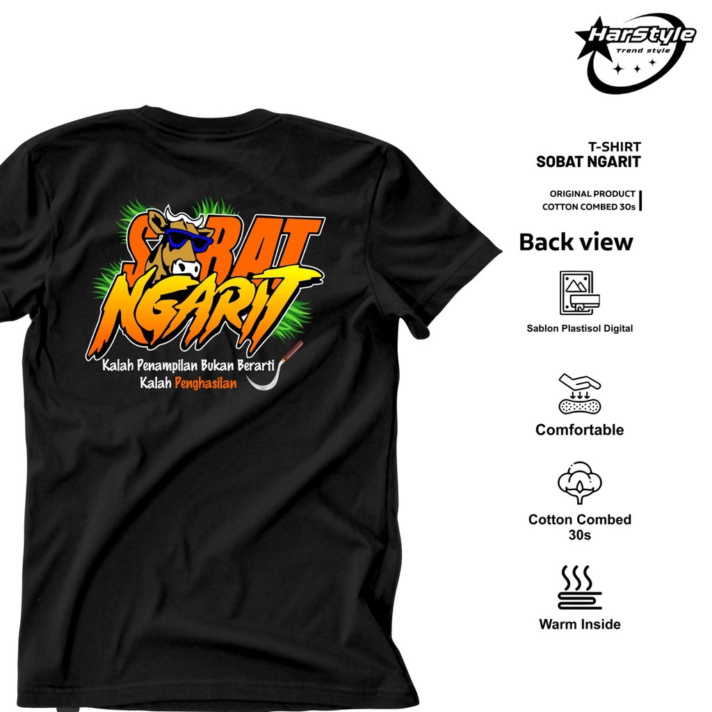 Baju Kaos Pria Ngaji Ngopi Santri Nusantara Pesona Indonesia Tshirt Distro Wanita Dewasa Kata Kata K