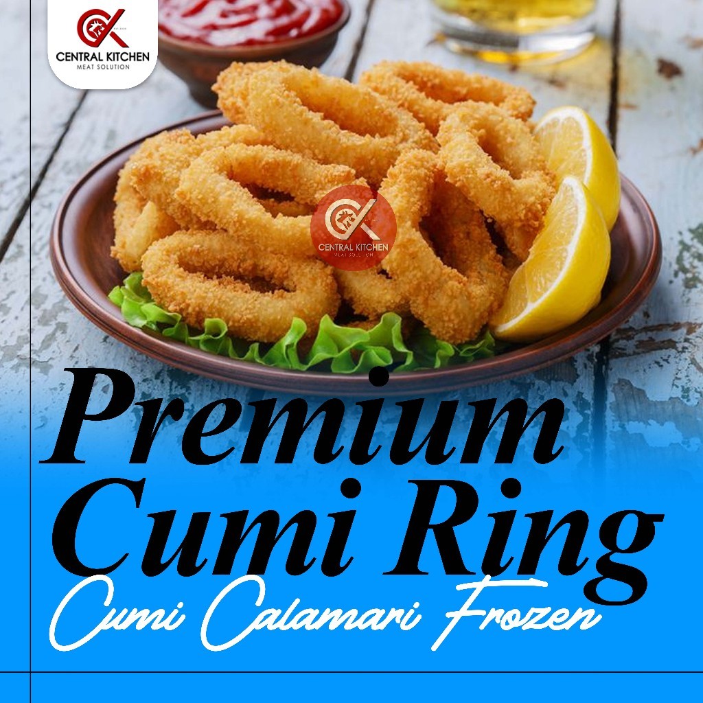 

Premium Squid Ring Calamari Impor / Cumi Ring Bersih