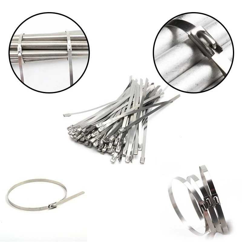 

FMSHOPP ISFRIDAY Kabel Ties Stainless Steel Multifunctional 4.6x300mm 20 PCS - IF1‼️COD‼️