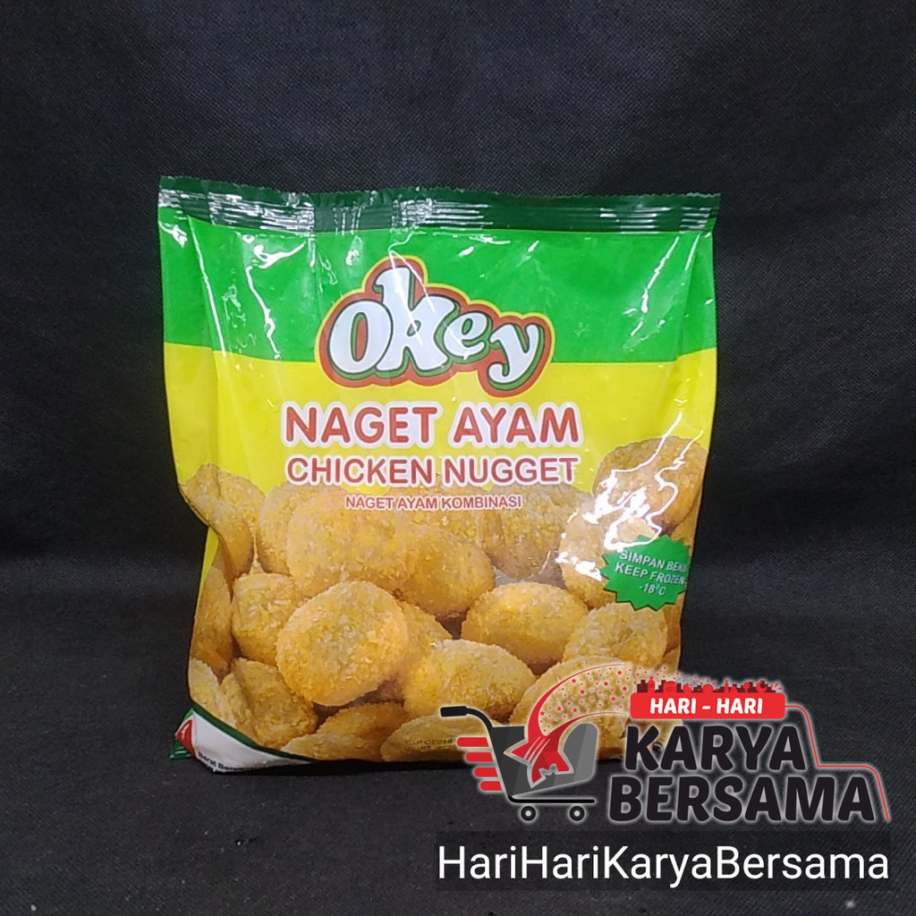 

MAKANAN BEKU OKEY CHICKEN NUGGET AYAM 500GR