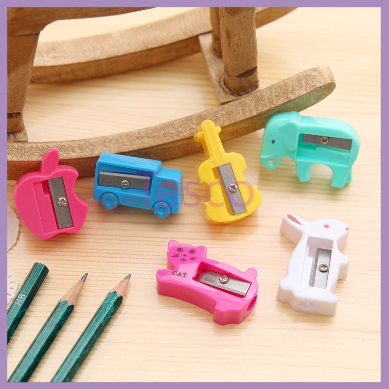 

Tesco serutan pensil / serutan/, rautan pensil lubang tunggal, rautan pensil motif kartun,