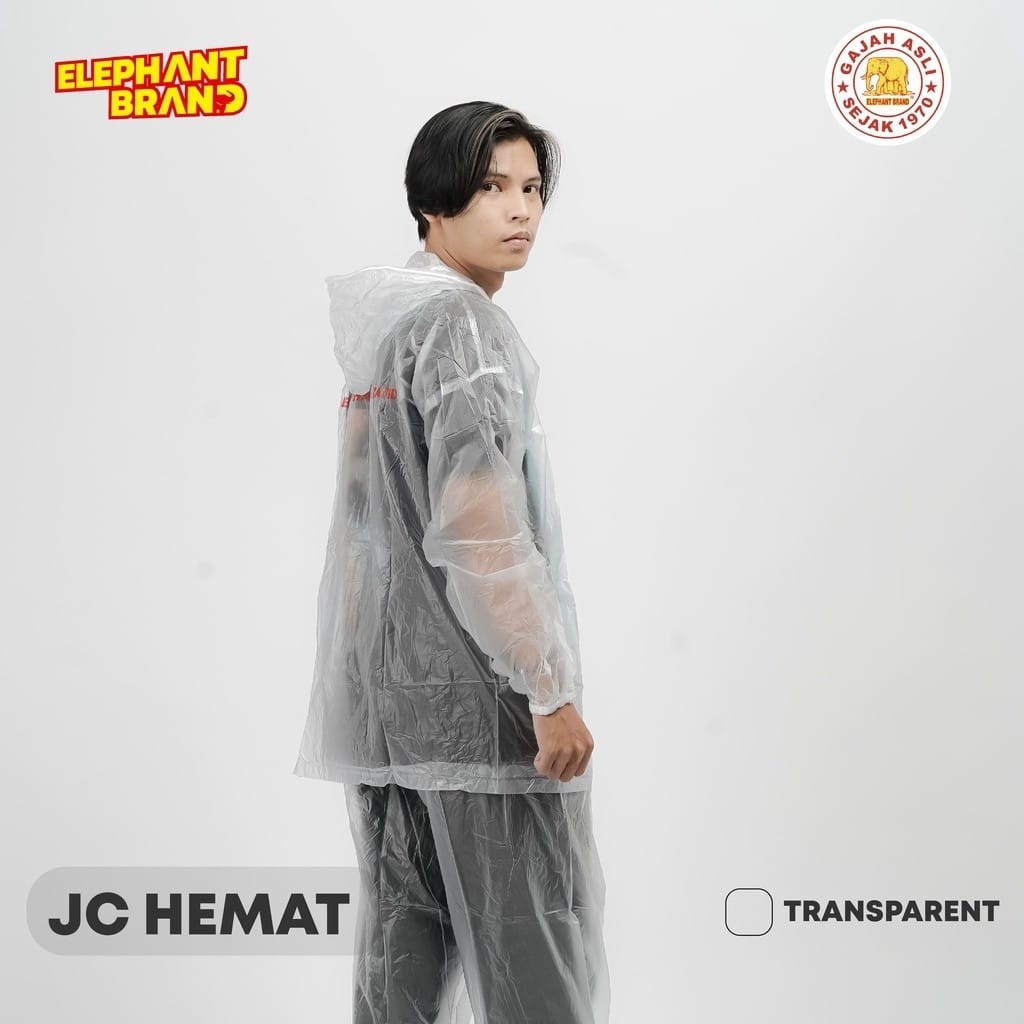 Jas Hujan Elephant Setelan Jaket Celana (Elephant Brand)