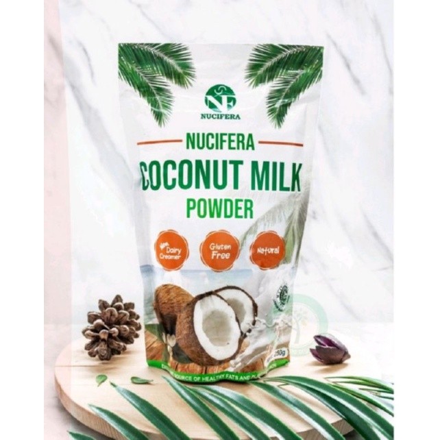 

NUCIFERA COCONUT MILK POWDER 250GR - BUBUK SUSU SANTAN PREMIUM