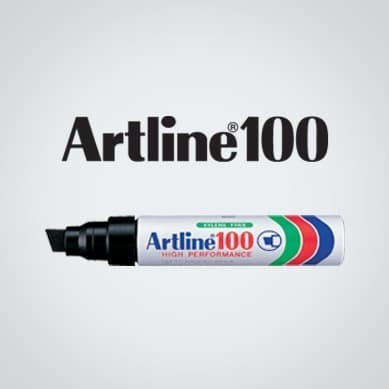 

Spidol Artline EK-100 Permanent Marker Original - Hitam