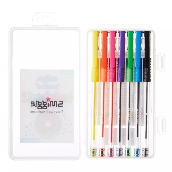 

SMIGGLE - SPIDOL 7 SCENTED INKBALL PENS MUTICOLOUR ORIGINAL