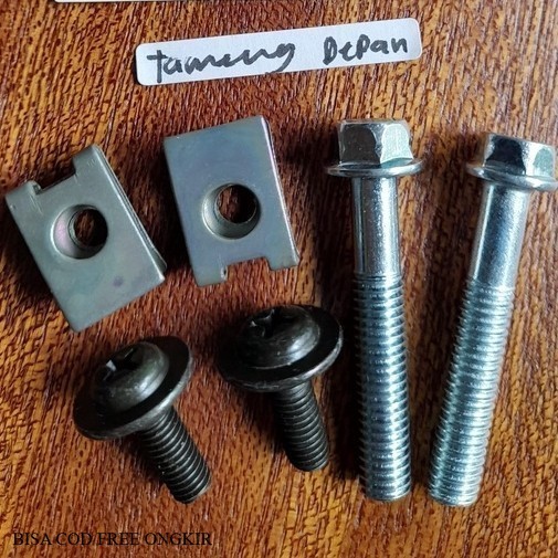 TERMURAH baut tameng depan supra x 125 batman COD
