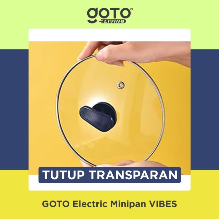 Goto Vibes Electric Pan Panci Listrik Elektrik Serbaguna Multifungsi - Biru