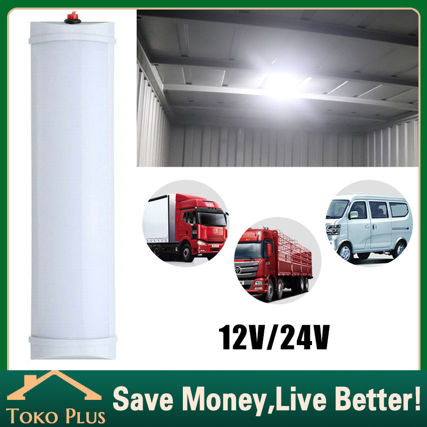 Lampu Plafon Bus Truk 12v/24v Universal - Lampu Plafon Lampu Kabin Bus Truk LED 24 volt / 12 volt