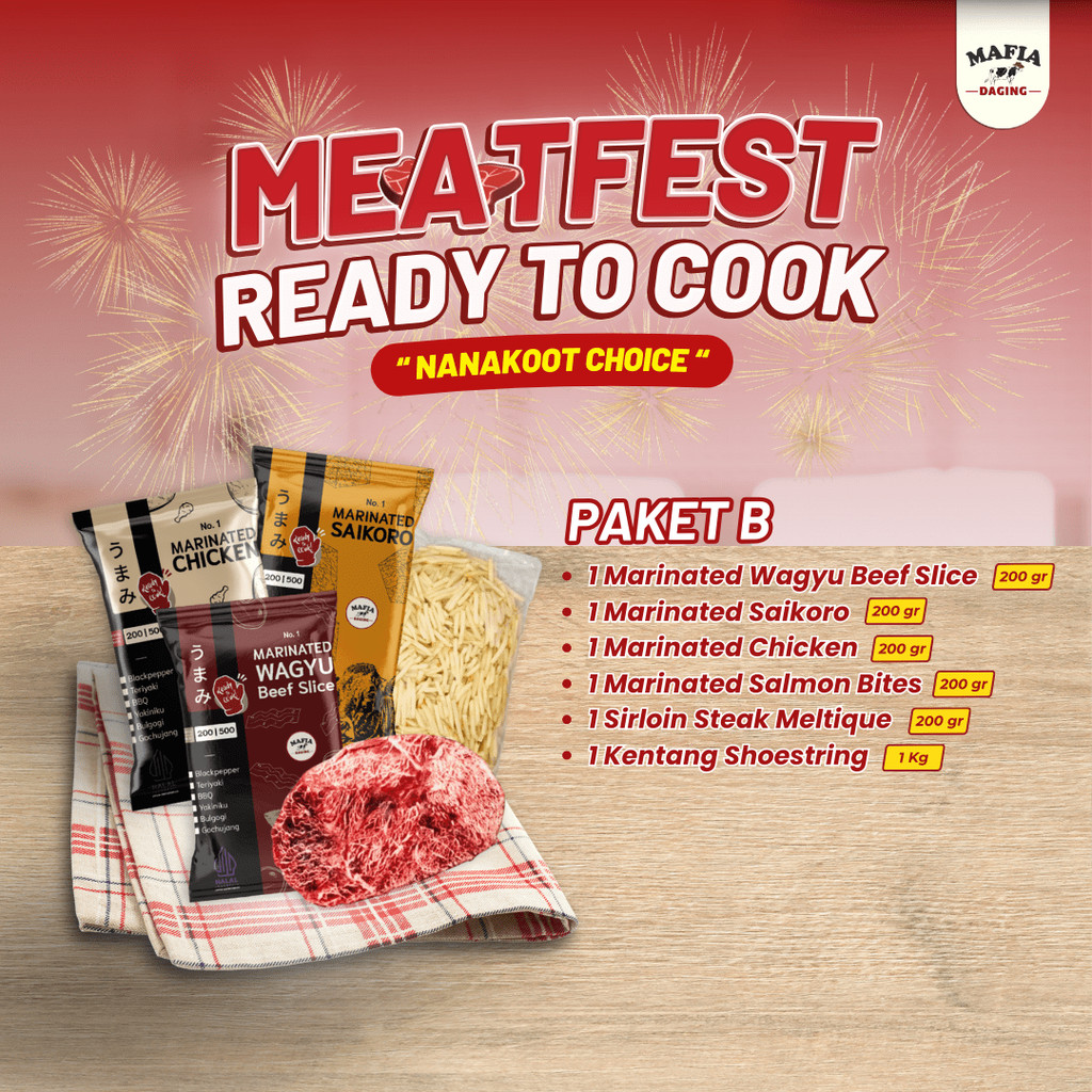 

Mafia Daging Paket Grill Nanakoot's Choice - Paket B