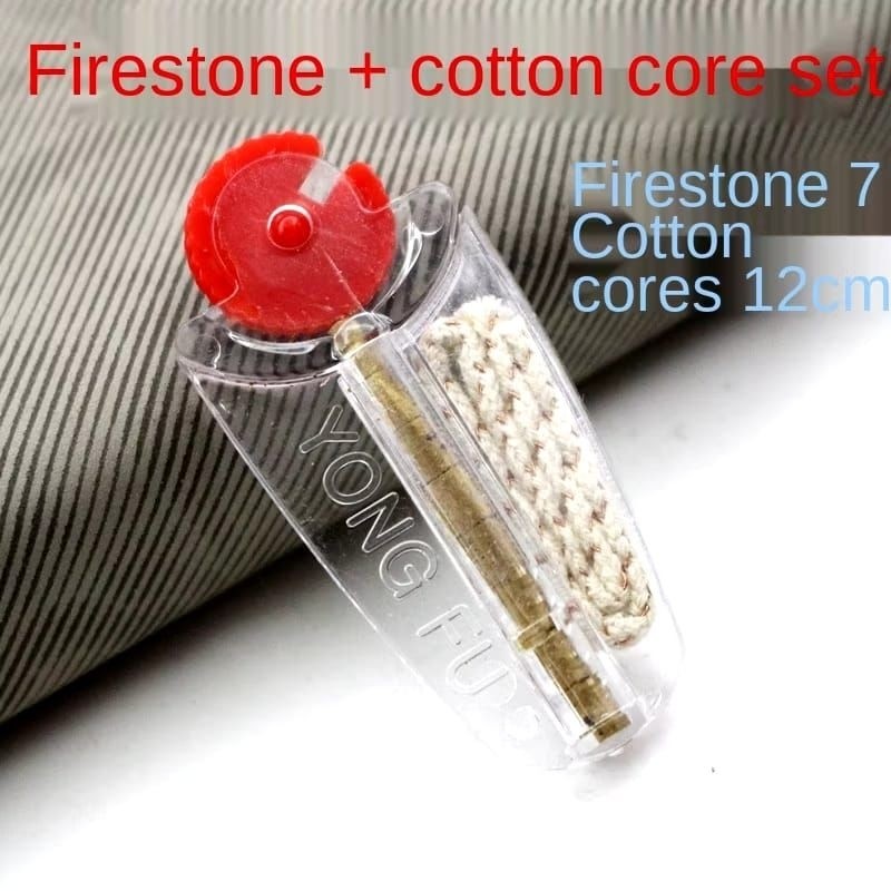 Batu plus sumbu korek api sumbu