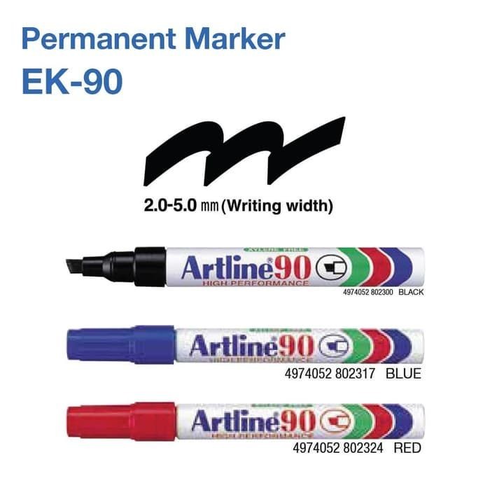 

SPIDOL PEMANENT MARKER ARTLINE EK-90 - Hitam