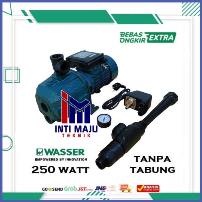 Pompa air sumur dalam jet pump Wasser 250W PC-255 EA