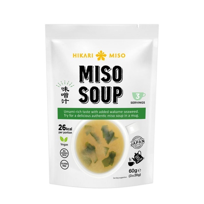 

Hikari Miso Instant Miso Soup Wakame (20 gr x 3)