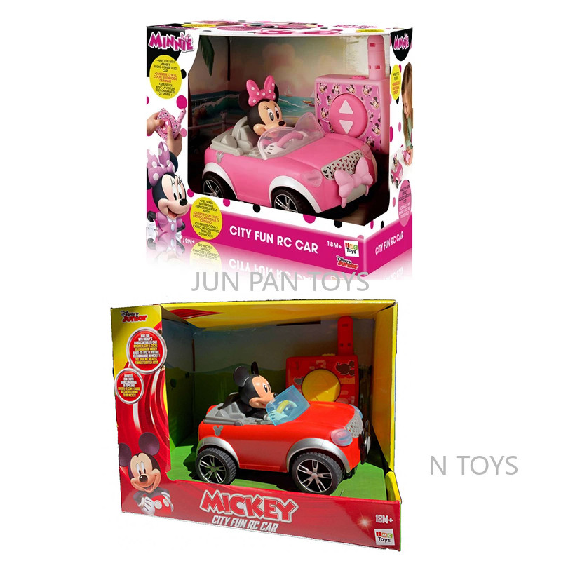 Disney Junior Remote Control Car Mickey Minnie Mouse City Fun RC Car Classic Anime Cartoon Character