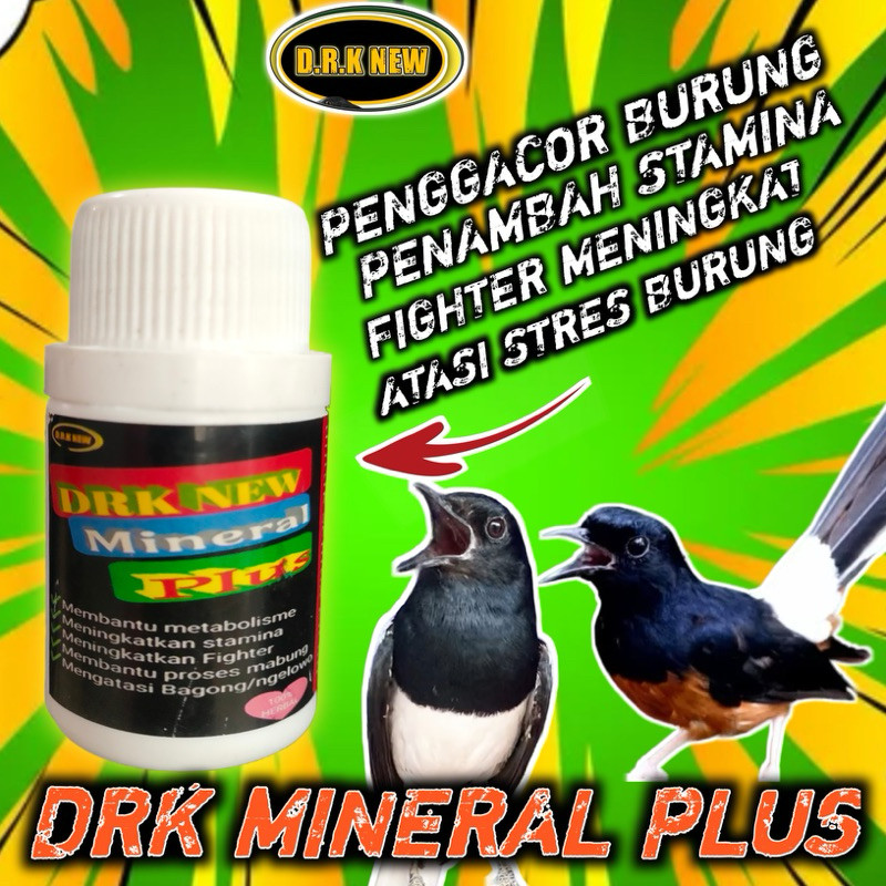 NEW  Mineral Plus Vitamin Burung DRK new